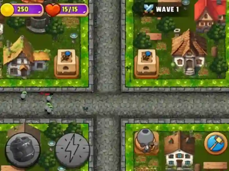 Гульня Defense Zone онлайн