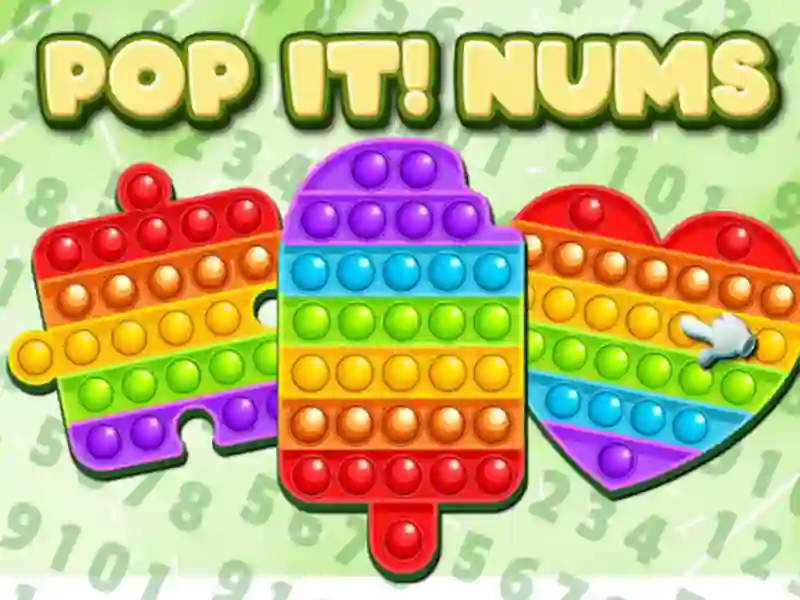 Гульня Pop It! Nums онлайн