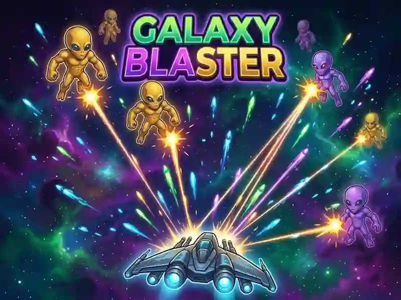 Гульня Galaxy Blaster онлайн