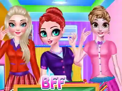 Гульня BFF High School Style онлайн