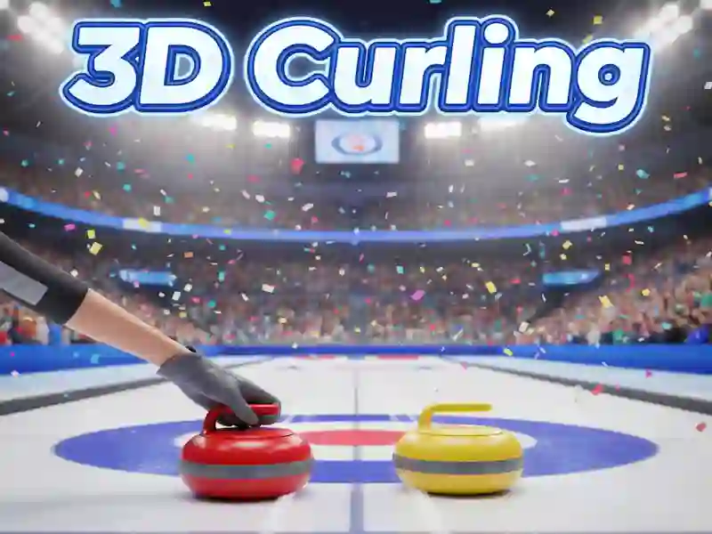 Гульня 3D Curling онлайн
