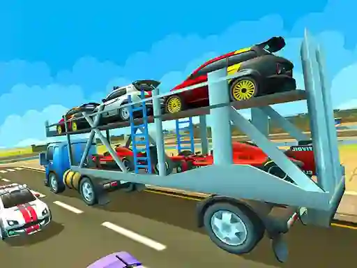 Гульня Car Transporter Cargo Truck онлайн