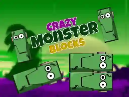 Гульня Crazy Monster Blocks онлайн