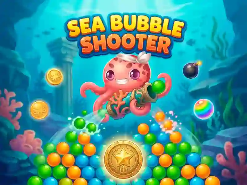 Гульня Sea Bubble Shooter онлайн