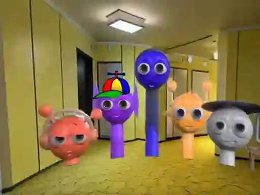 Гульня Sprunki Backroom Terrors Skibidi Toilet онлайн