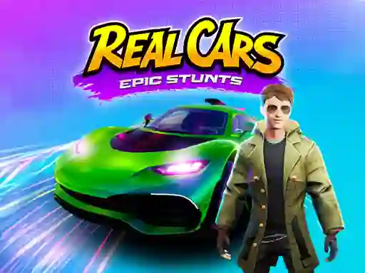 Гульня Real Cars Epic Stunts онлайн