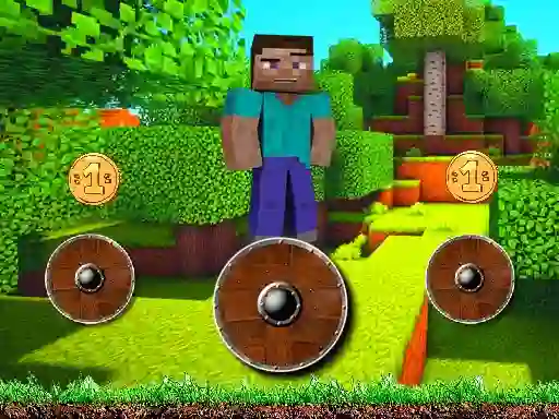 Гульня Mineblock Rotate and Fly Adventure онлайн