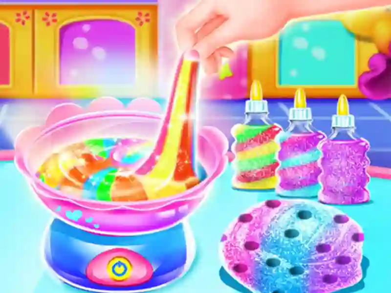 Гульня Unicorn Slime Designer онлайн