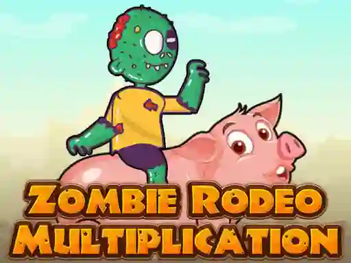 Гульня Zombie Rodeo Multiplication онлайн