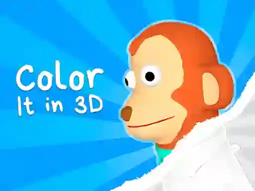 Гульня Color It in 3D онлайн