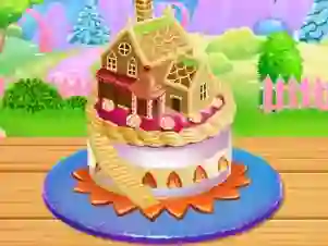 Гульня Doll House Cake Cooking онлайн