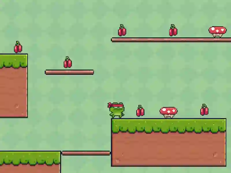 Гульня Frog Adventure онлайн