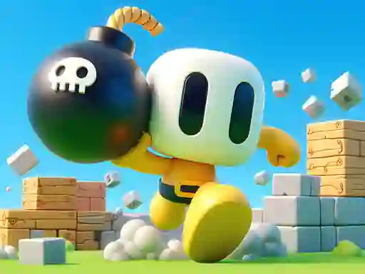 Гульня Bombaman 3D онлайн