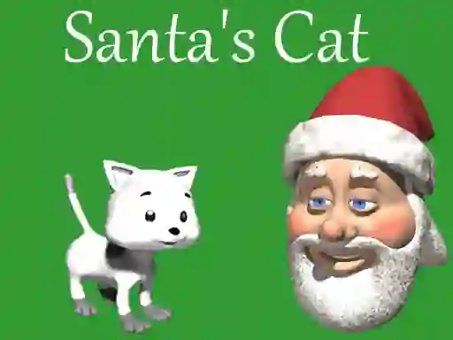 Гульня Santa's Cat онлайн