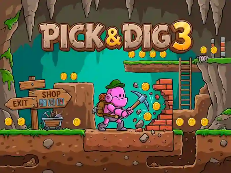 Гульня Pick & Dig 3 онлайн