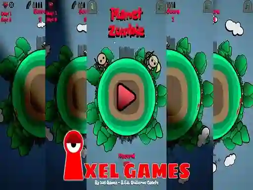 Гульня Planet Zombie онлайн
