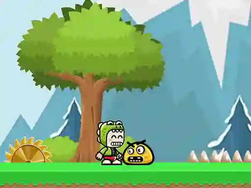 Гульня Adventure Of Green Kid онлайн