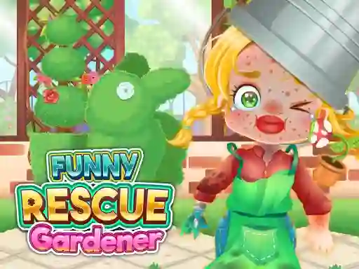 Гульня Funny Rescue Gardener онлайн