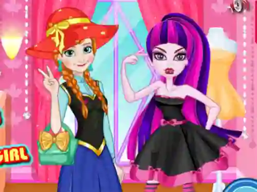 Гульня Princess vs Monster Girl онлайн