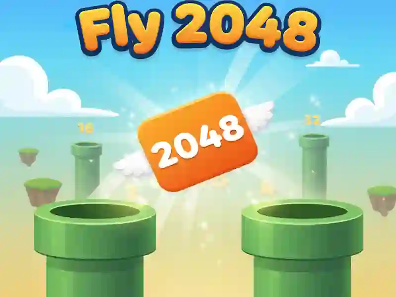 Гульня Fly 2048 онлайн