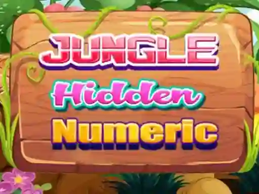 Гульня Jungle Hidden Numeric онлайн