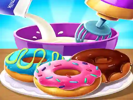 Гульня Sweet Donut Maker Bakery онлайн