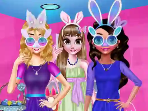 Гульня Funny Easter Girls онлайн