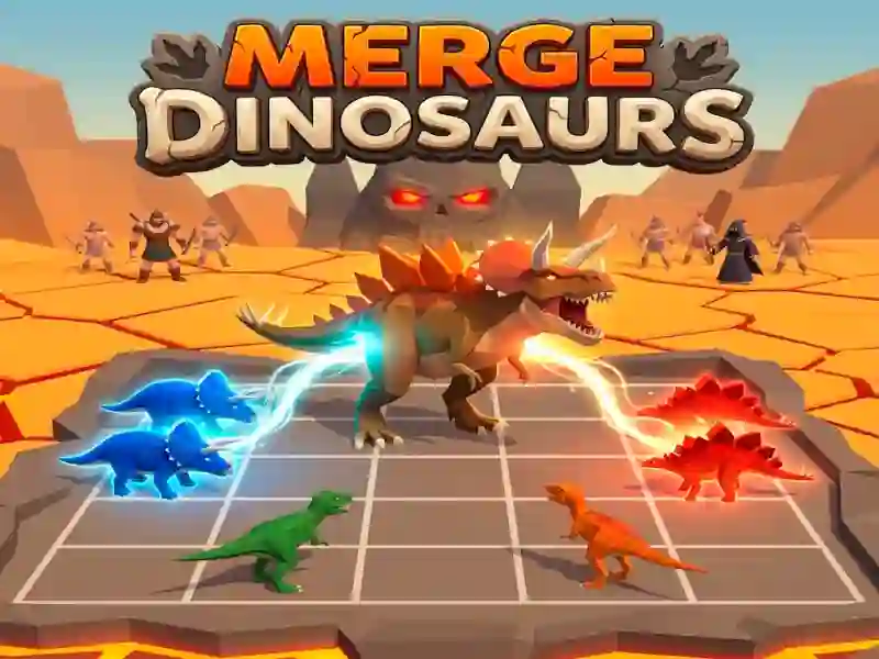 Гульня Merge Dinosaurs онлайн