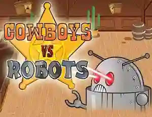 Гульня Cowboys vs Robots онлайн