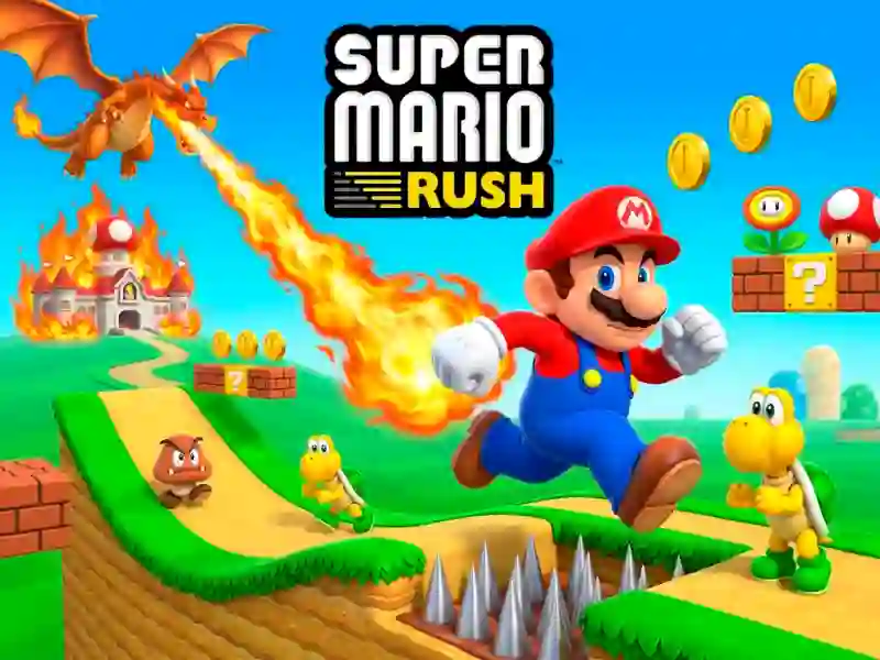 Гульня Super Mario Rush онлайн