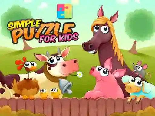 Гульня Simple Puzzle For Kids онлайн