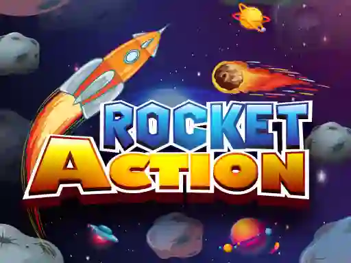 Гульня Rocket Action онлайн