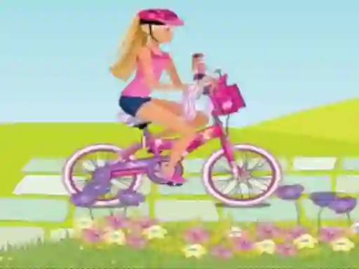 Гульня BARBIE RIDES A BIKE онлайн