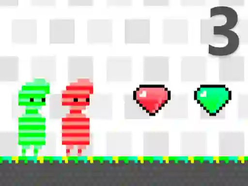 Гульня Red and Green 3 онлайн