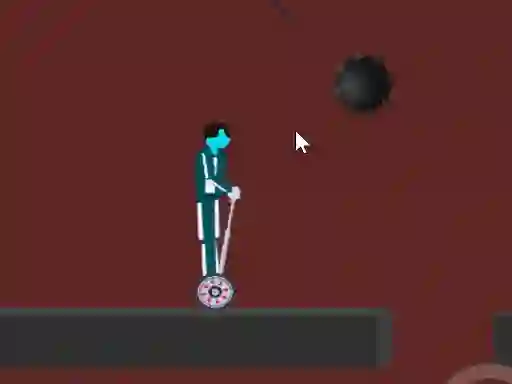 Гульня Happy Wheels Squid онлайн