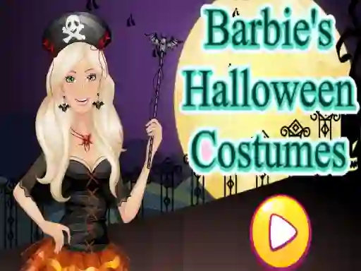 Гульня Barbie Halloween Costumes онлайн