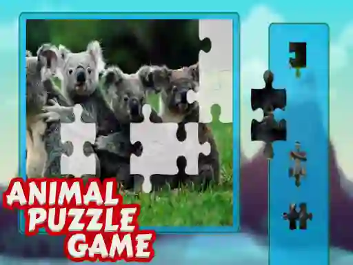 Гульня Animal Puzzle Game онлайн