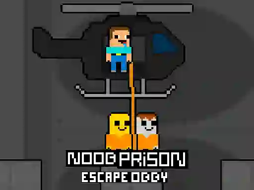 Гульня Noob Prison Escape Obby онлайн
