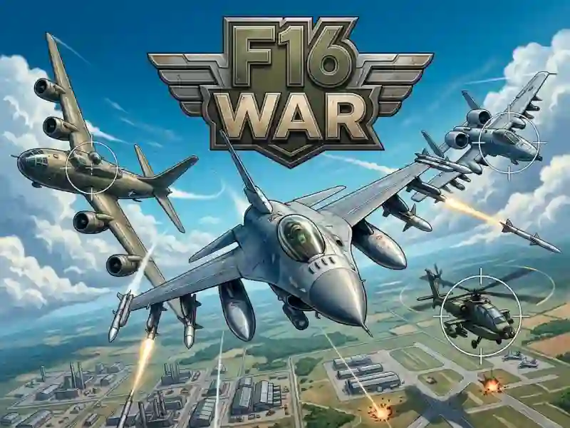 Гульня F16 War онлайн