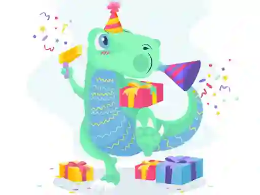 Гульня Dino Party Jigsaw онлайн