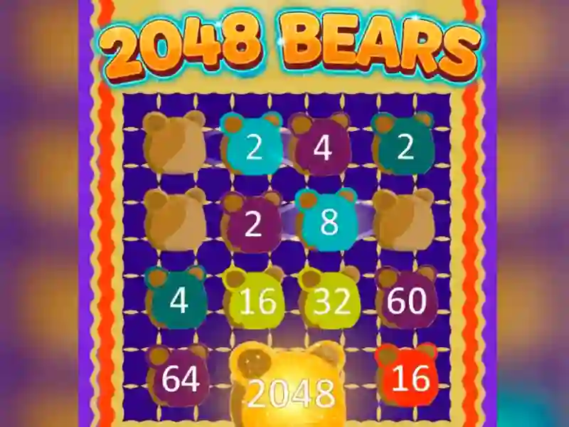 Гульня 2048 Bears онлайн