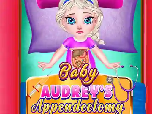 Гульня Baby Audrey Appendectomy онлайн