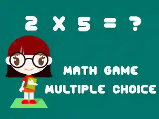 Гульня Math Game Multiple Choice онлайн
