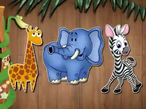 Гульня Animal Shapes онлайн