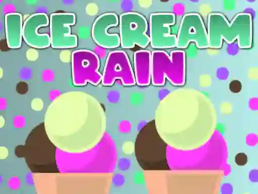 Гульня Ice Cream Rain онлайн