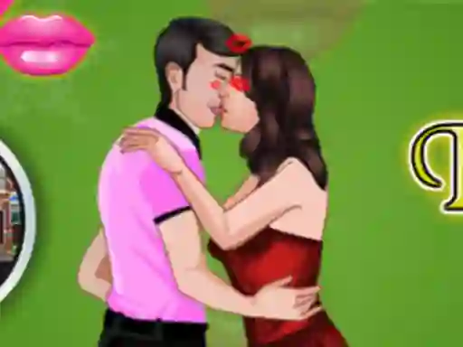 Гульня Christmas Eve Kissing онлайн