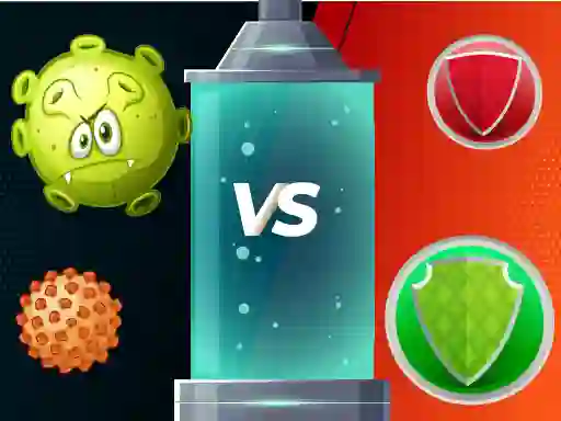 Гульня Virus Fight онлайн