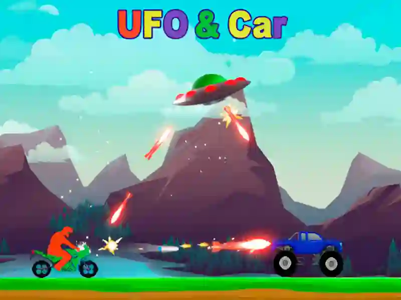 Гульня Ufo & Car онлайн