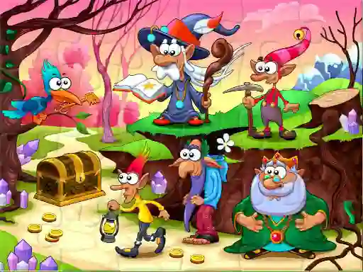 Гульня Fantasy Jigsaw Deluxe онлайн