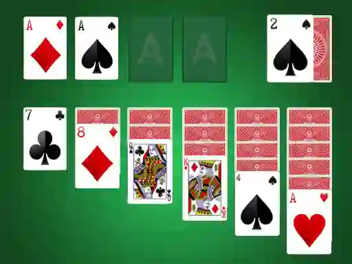 Гульня Solitaire Classic онлайн